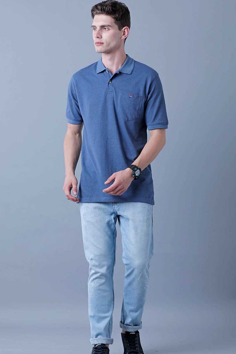 Cool Blue Polo T-Shirt