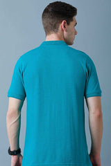 Teal Green Polo T-Shirt