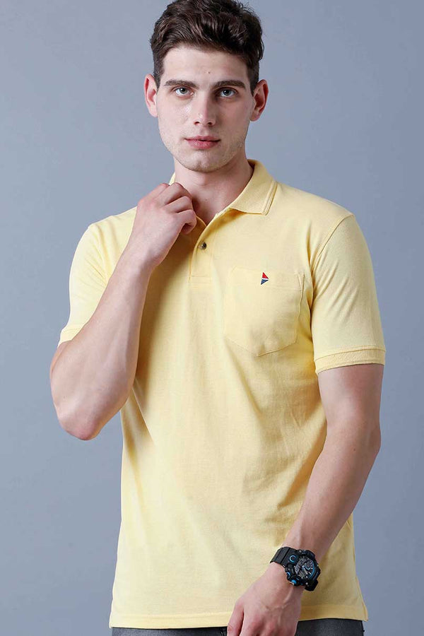 Bright Yellow Polo T-Shirt
